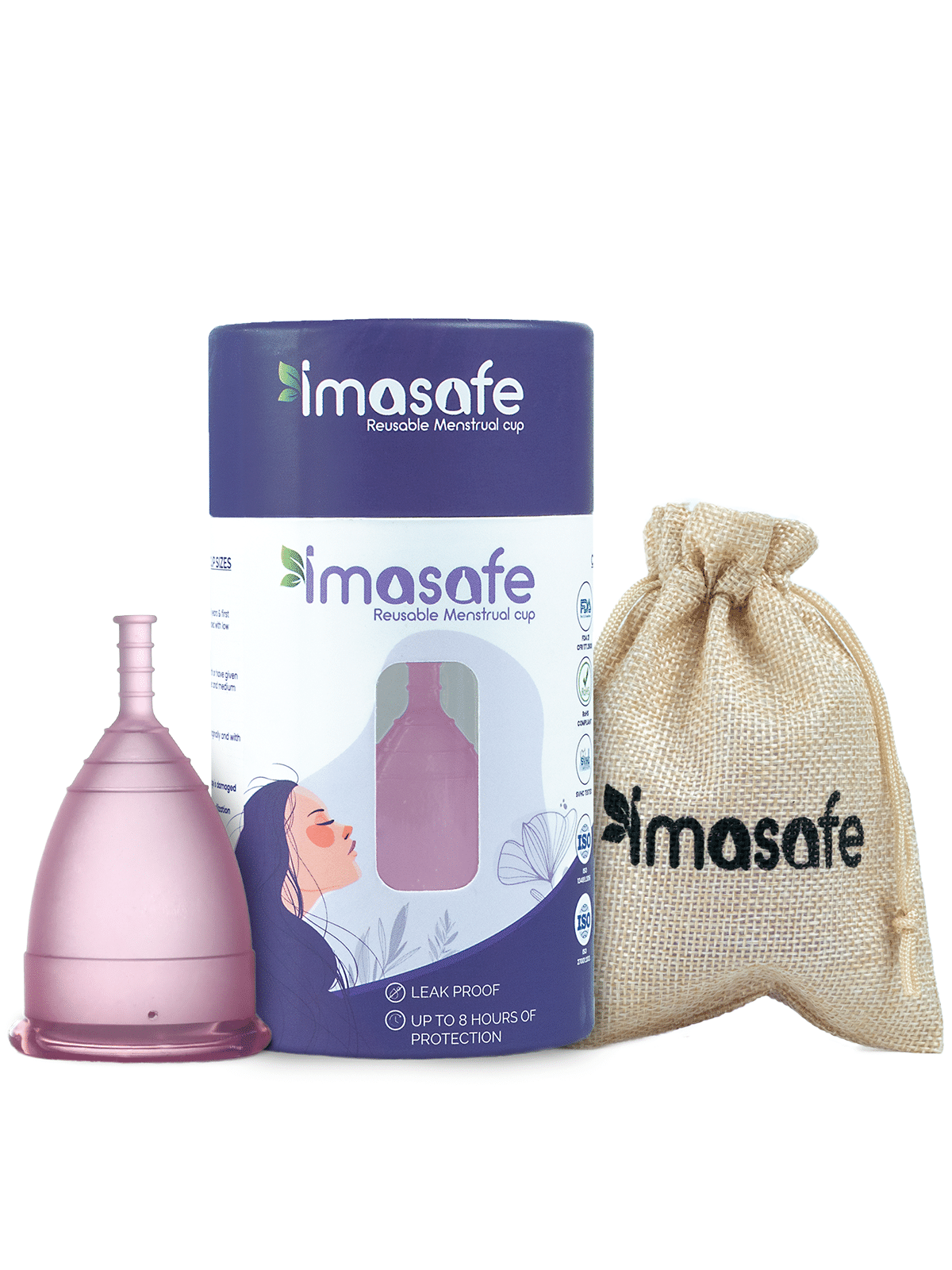 Imasafe - Silicone Reusable Menstrual Cup Large ( Pack of 1 ) Imasafe - Silicone Reusable Menstrual Cup Large ( Pack of 1 )