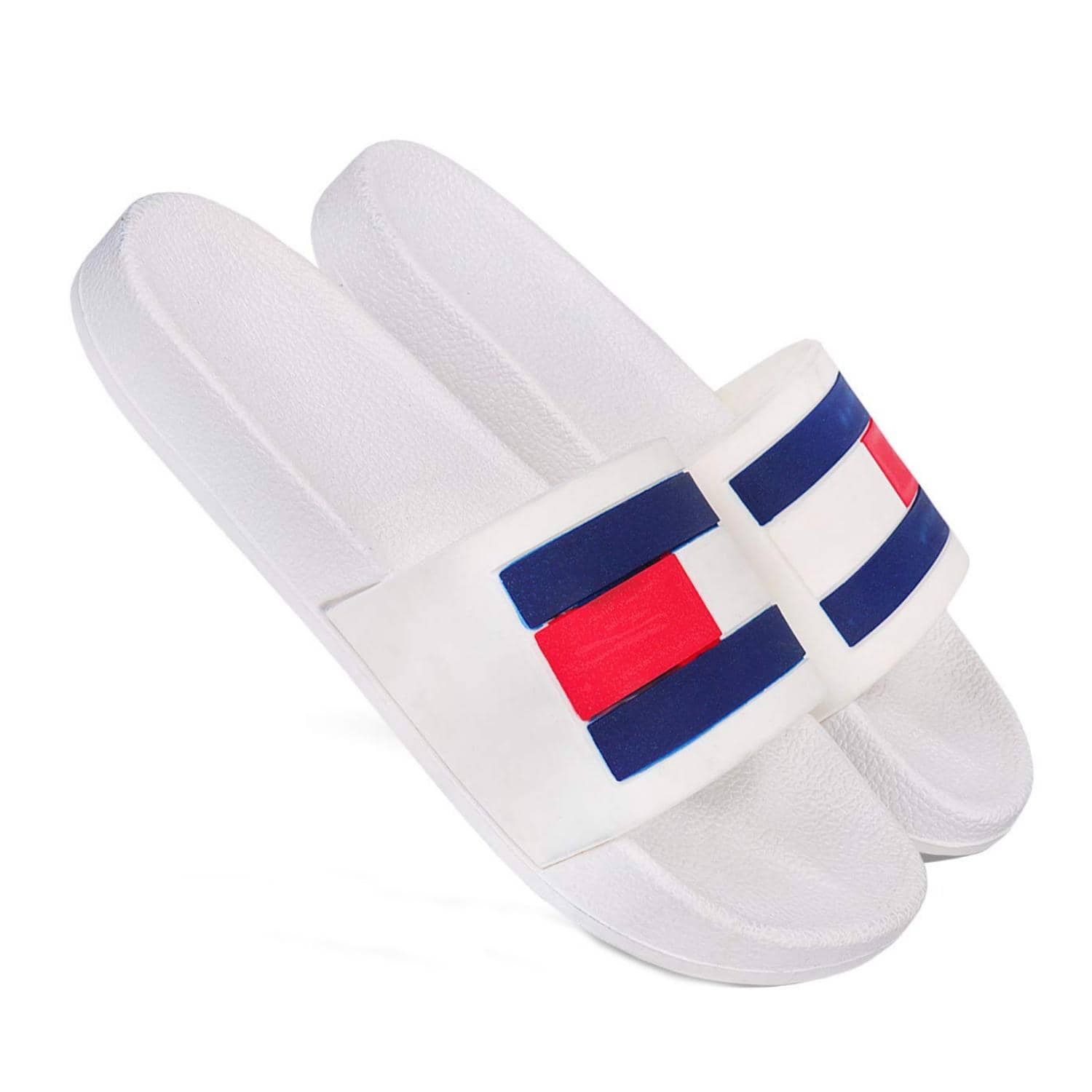 Monoction - White Men's Slide Flip Flop