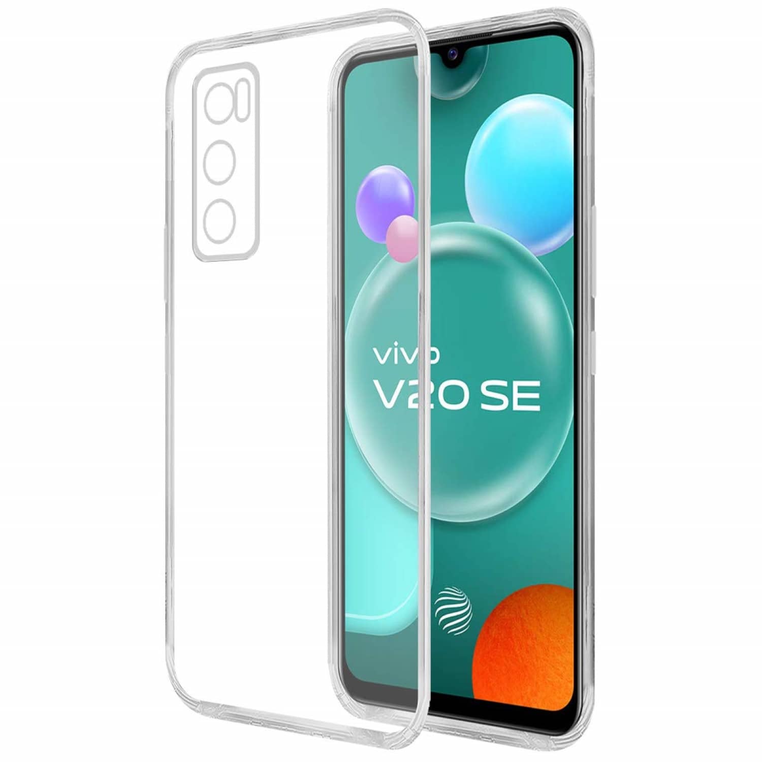 ZAMN - Transparent Silicon Silicon Soft cases Compatible For Vivo V20 SE ( Pack of 1 )
