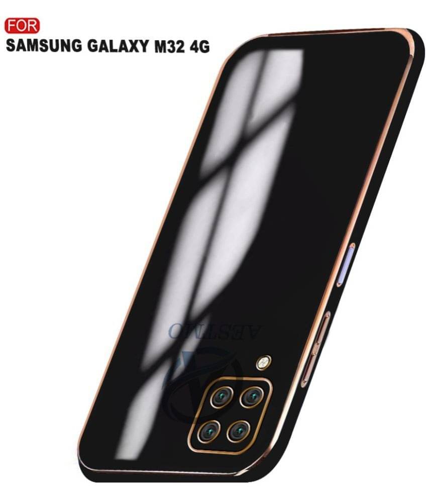 AESTMO - Black Polycarbonate Plain Cases Compatible For Samsung Galaxy A32 ( Pack of 1 ) AESTMO - Black Polycarbonate Plain Cases Compatible For Samsung Galaxy A32 ( Pack of 1 )