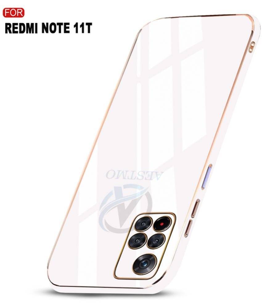 AESTMO - White Polycarbonate Plain Cases Compatible For Redmi Note 11 T ( Pack of 1 ) AESTMO - White Polycarbonate Plain Cases Compatible For Redmi Note 11 T ( Pack of 1 )
