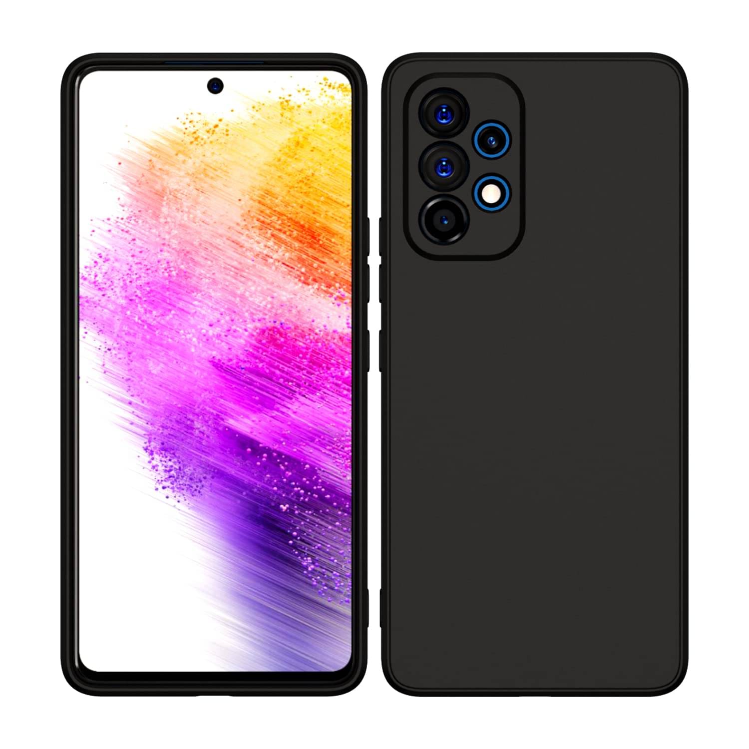 BEING STYLISH - Black Silicon Plain Cases Compatible For Samsung Galaxy A33 5G ( Pack of 1 )     			BEING STYLISH - Black Silicon Plain Cases Compatible For Samsung Galaxy A33 5G ( Pack of 1 )