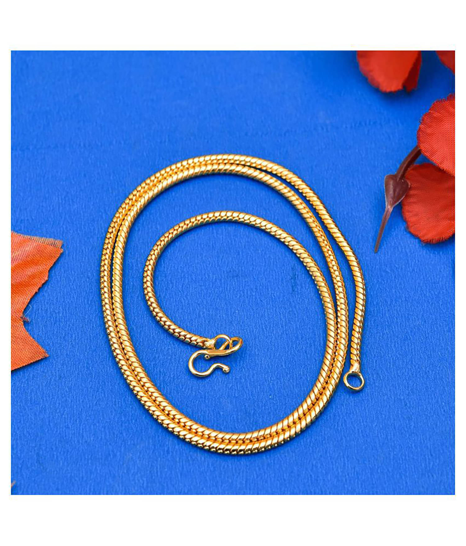     			Darshini Designs Gold Plated Chain ( Set of 1 )