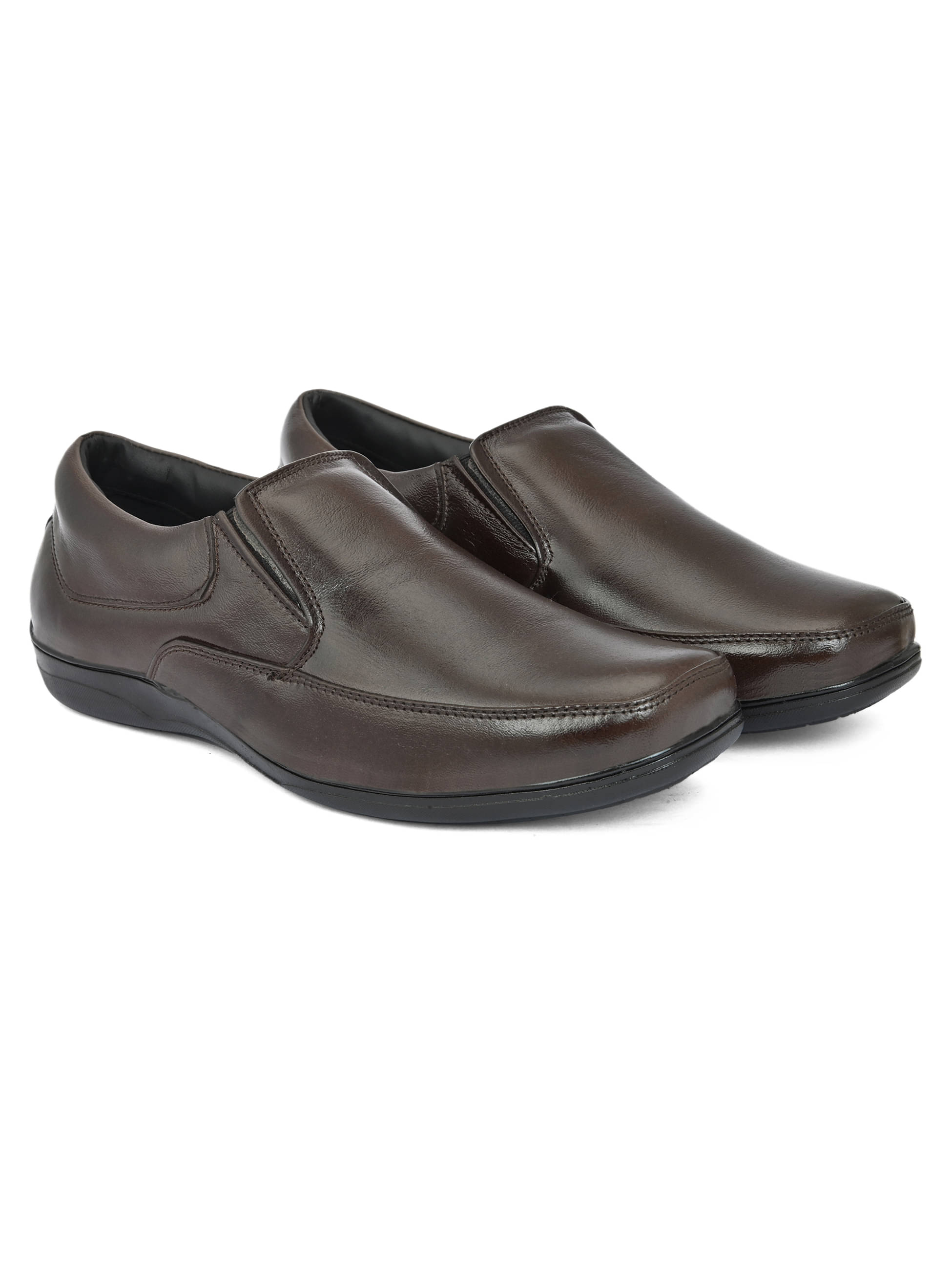     			Fashion Victim - Brown Men's Slip On Formal Shoes