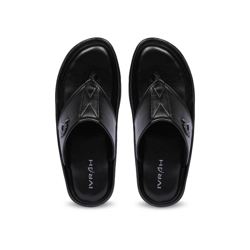 IVRAH - Brown Men's Leather Slipper