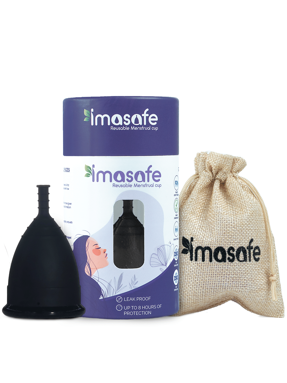     			Imasafe - Silicone Reusable Menstrual Cup Medium ( Pack of 1 )