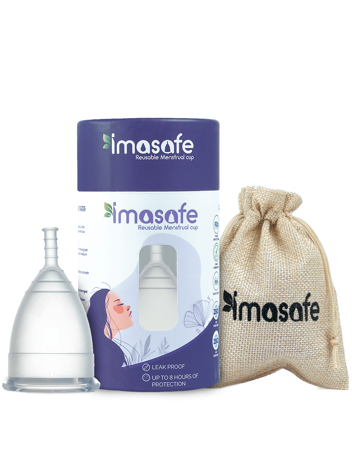 Imasafe - Silicone Reusable Menstrual Cup Medium ( Pack of 1 ) Imasafe - Silicone Reusable Menstrual Cup Medium ( Pack of 1 )