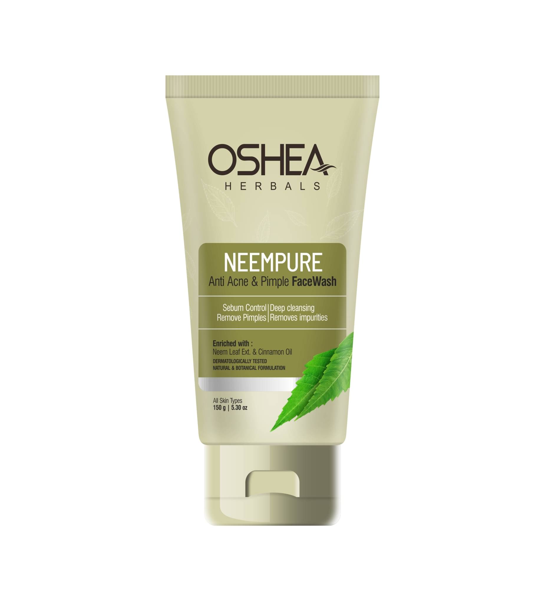     			Oshea Herbals Neempure Anti Acne & Pimple Face Wash 150grams