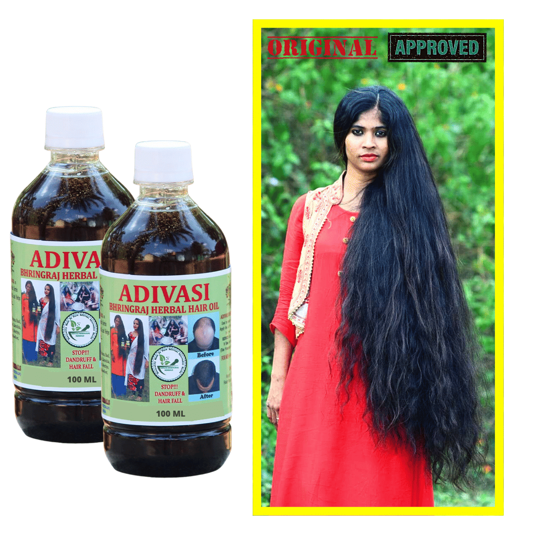     			Smartdrops Adivasi Bhringraj Herbal Hair Oil for Hair Growth 100 ml (Pack of 2)