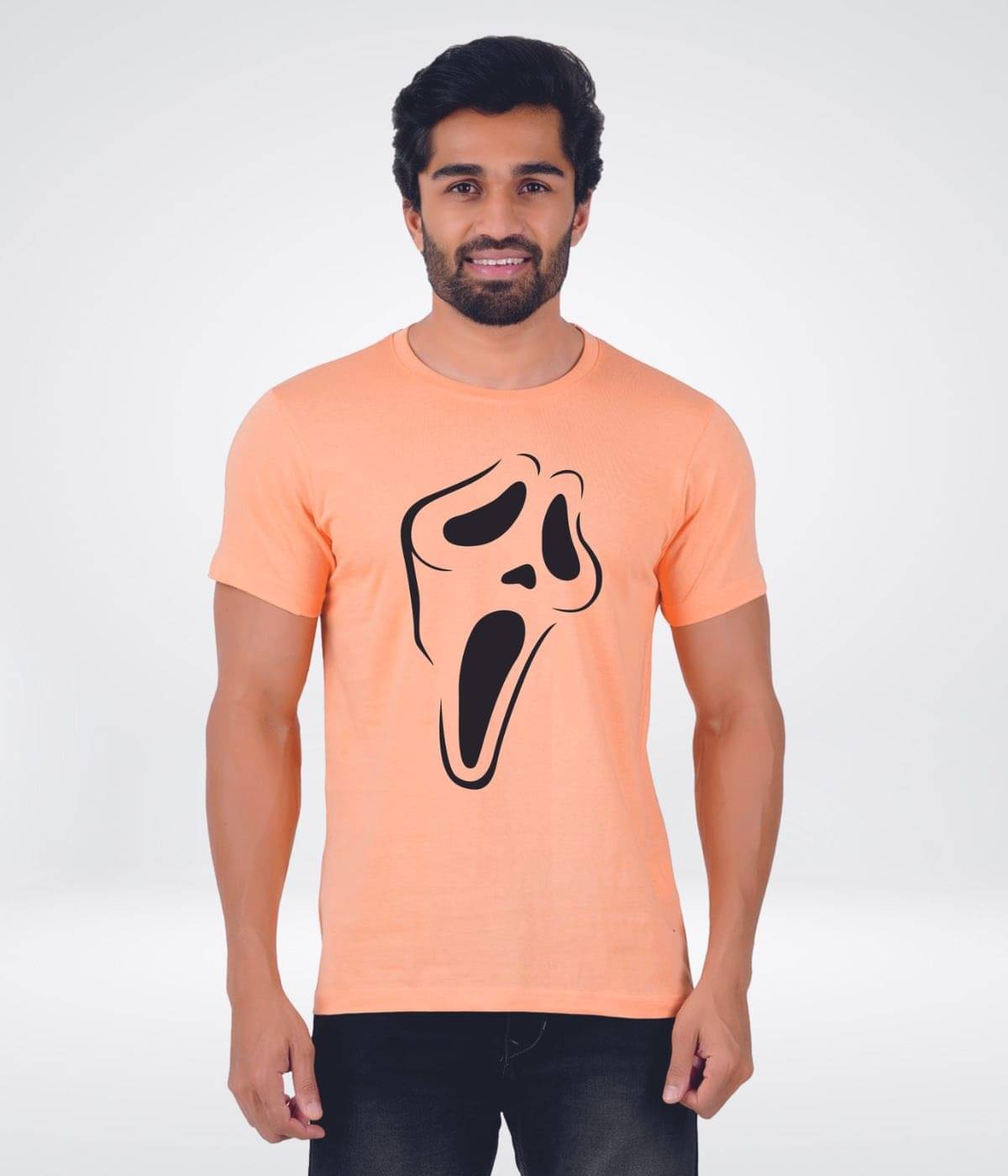     			ferocious Pack of 1 Cotton Regular Fit Men's T-Shirt ( Orange )