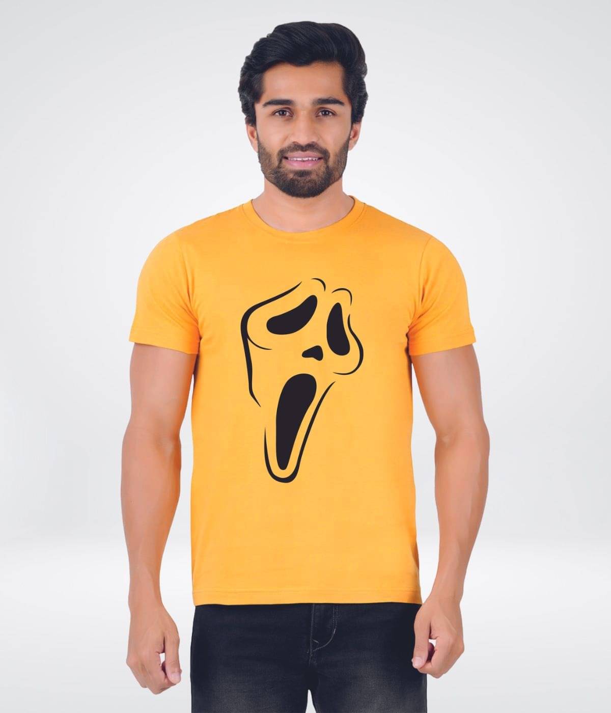     			ferocious Pack of 1 Cotton Regular Fit Men's T-Shirt ( Yellow )