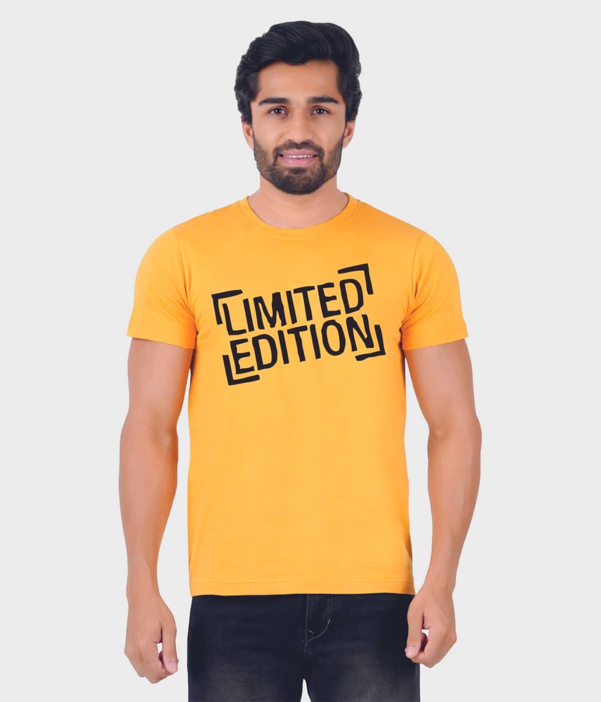     			ferocious Pack of 1 Cotton Regular Fit Men's T-Shirt ( Yellow )