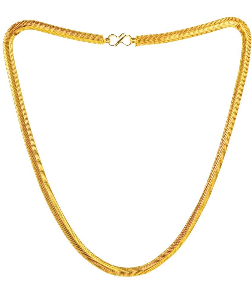 shankhraj mall - Gold Plated Brass Chain ( Pack of 1 )