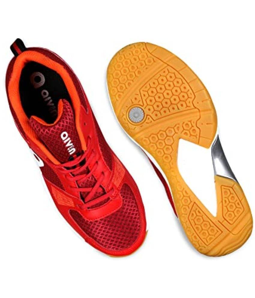    			Aivin ATTRACT Badminton Non-Marking Red Male