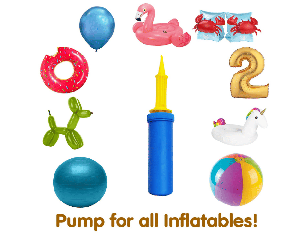     			Blooms Mall Handy Air Balloon Pumps for Foil Balloons and Inflatable Toys Party Accessory Manual Pump