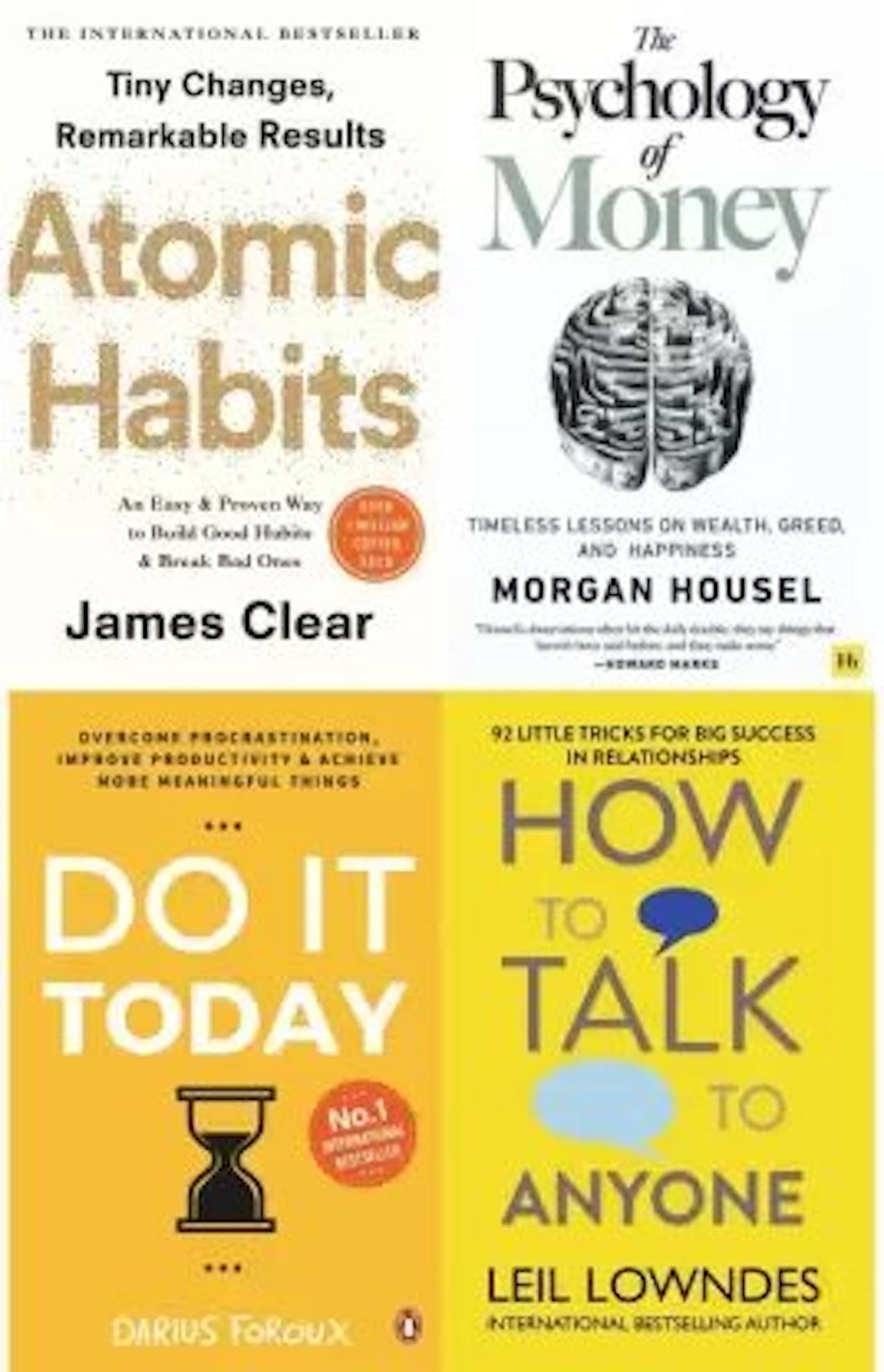     			Do It Today Combo By James Clear, Morgan Housel, Leil Lowndes
