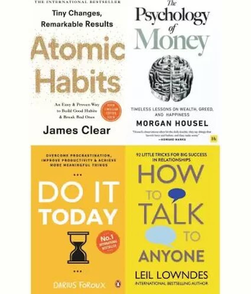 Do It Today Combo By James Clear, Morgan Housel, Leil Lowndes - Stationery | Buy online on ZillyBuy