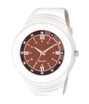 EMPERO - White PU Analog Men's Watch