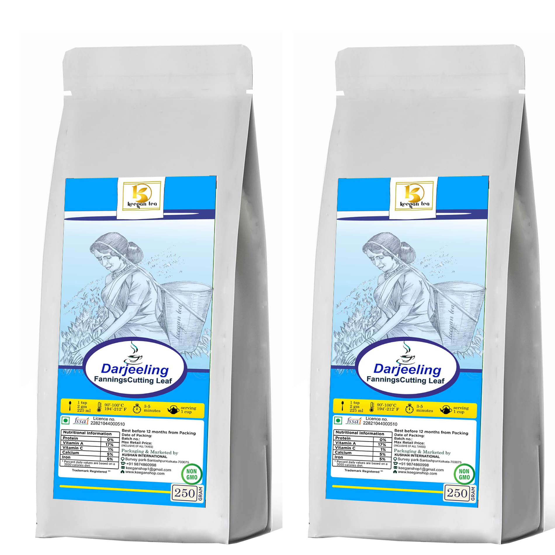 KEEGAN TEA - 500 gm Darjeeling Tea ( Loose Leaf ) KEEGAN TEA - 500 gm Darjeeling Tea ( Loose Leaf )