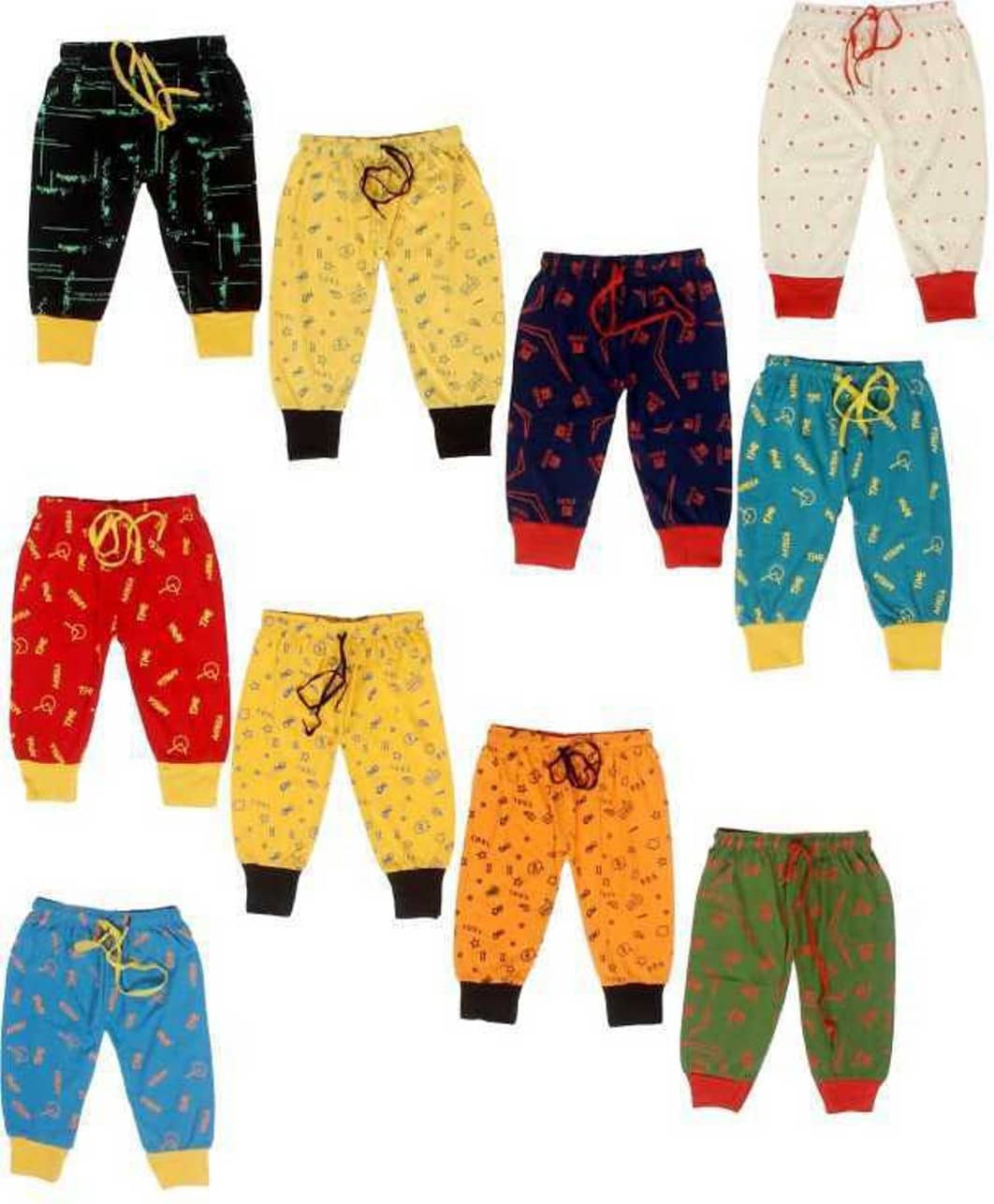DIAMOND EXPORTER Baby Boy,Baby Girl Hoisery Pyjama ( Multicolor ) - Track Pants | Buy online on ZillyBuy