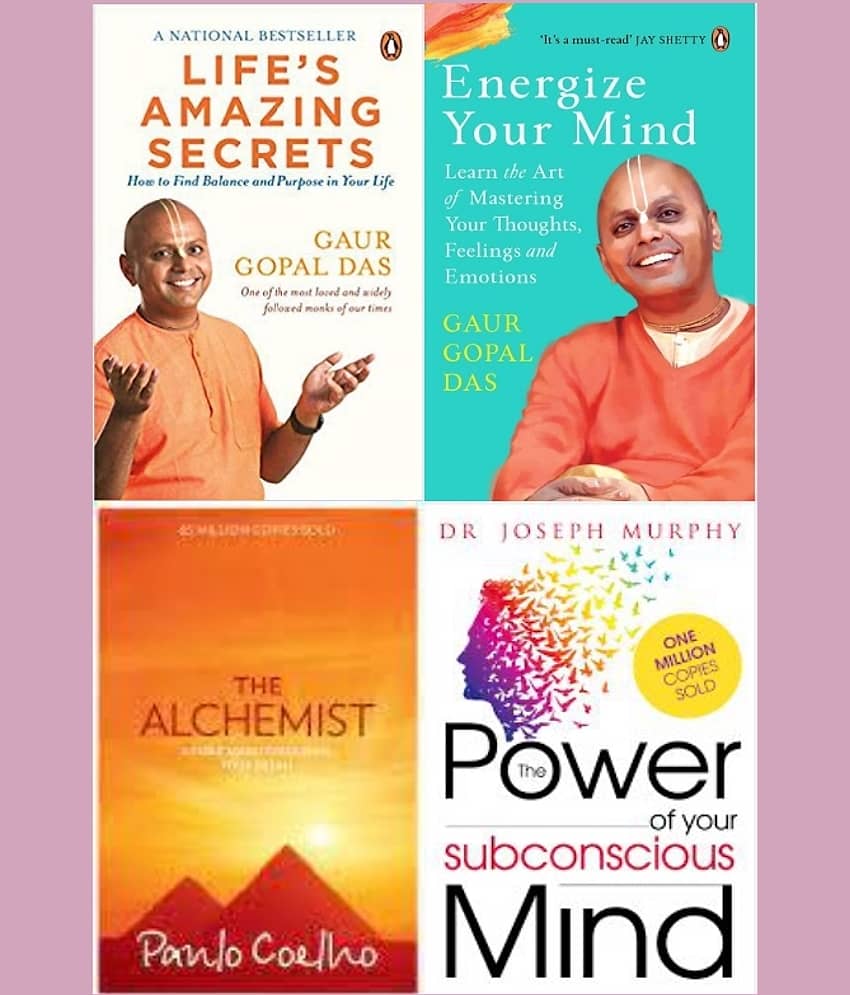 Life's Amazing Secrets + Energize Your Mind + The Alchemist + The Power of Your Subconscious Mind - Stationery | Buy online on ZillyBuy