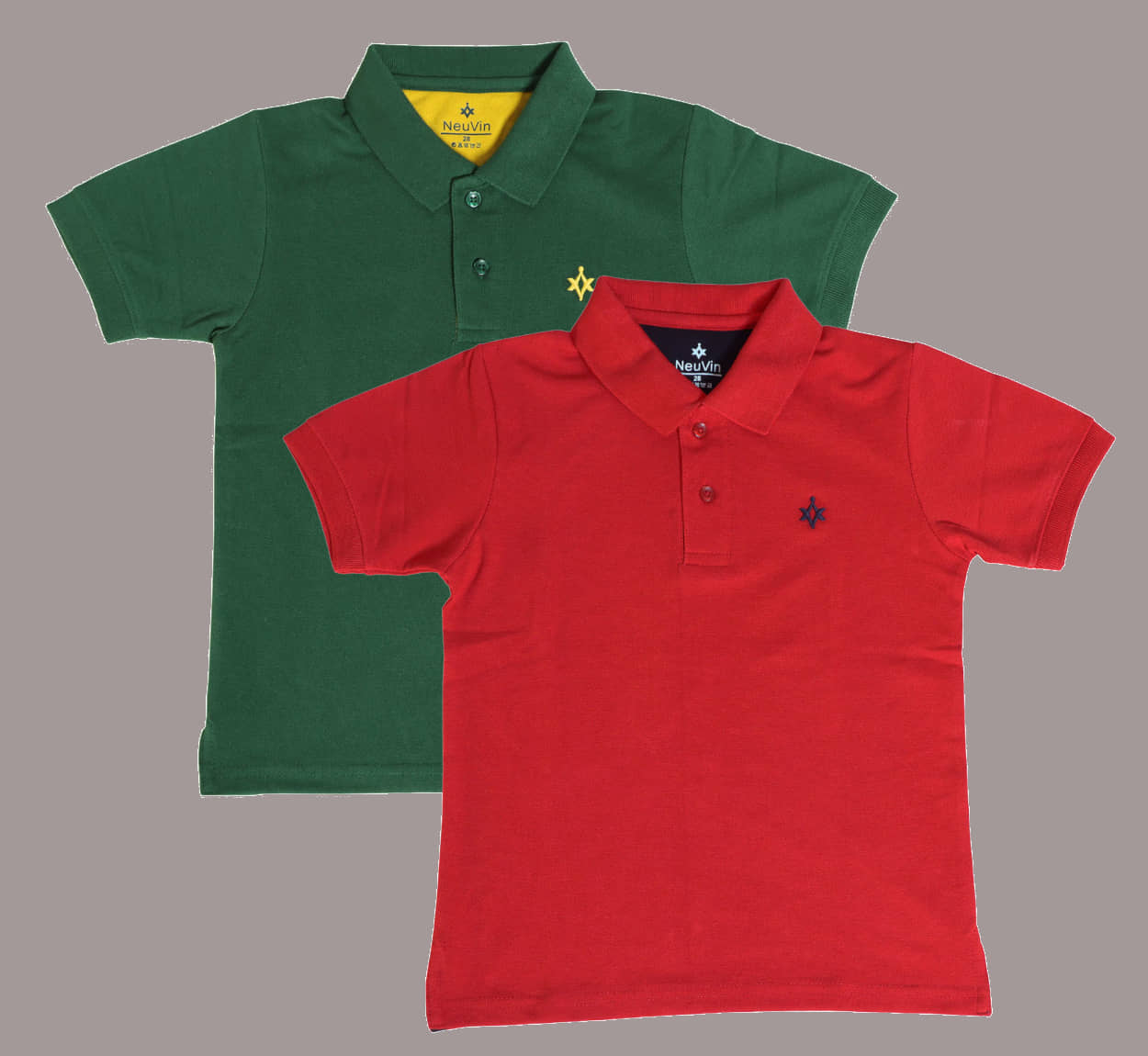 NEUVIN Pack of 3 Boys Cotton Blend T-Shirt ( Multi Color )