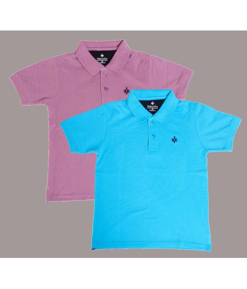     			NEUVIN Pack of 1 Boys Cotton Blend T-Shirt ( Multi Color )