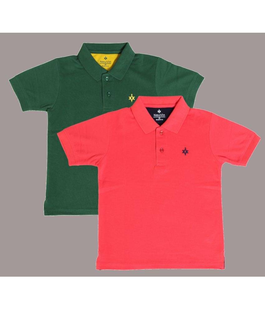     			NEUVIN Pack of 1 Boys Cotton Blend T-Shirt ( Multi Color )