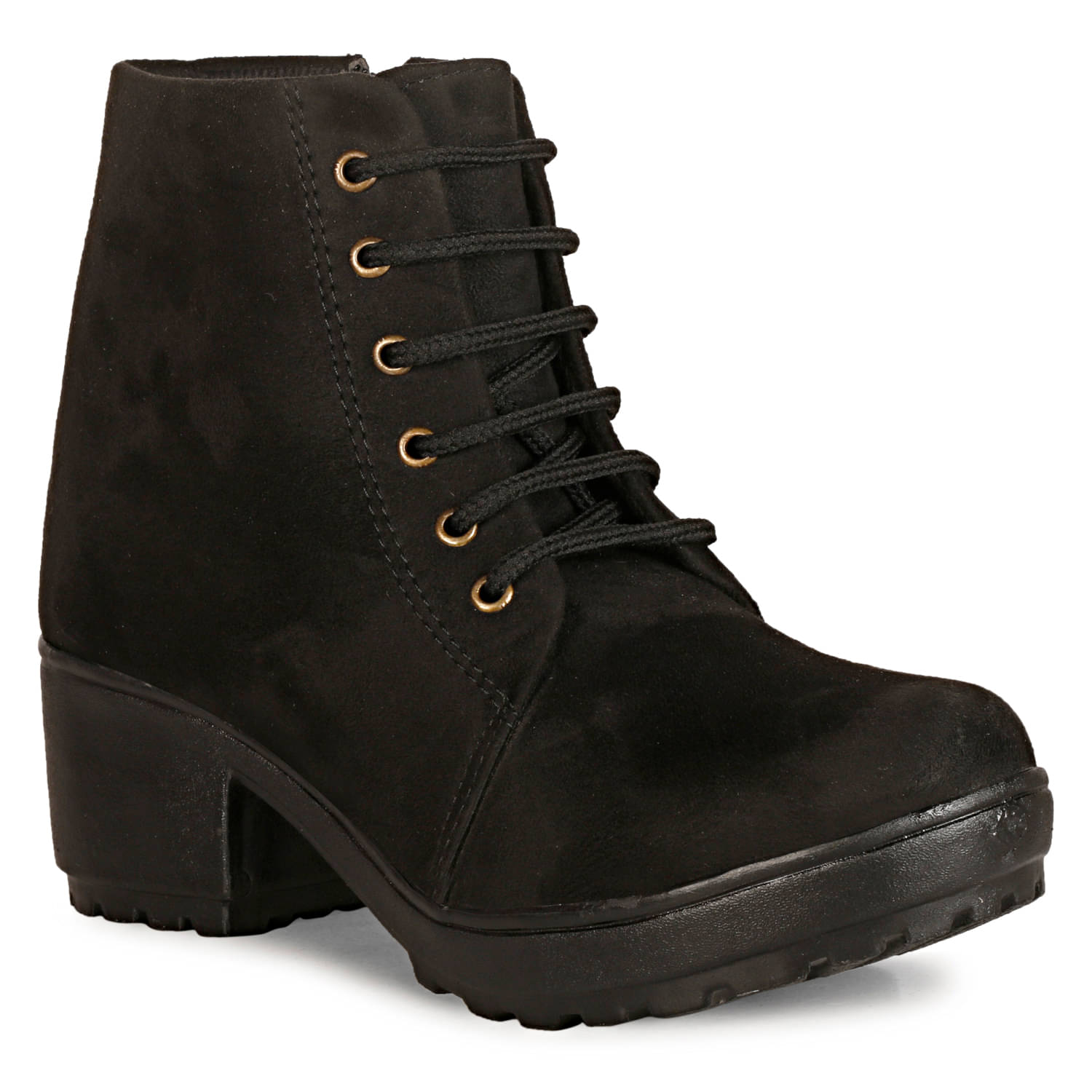     			Saheb - Black Women's Ankle Length Boots