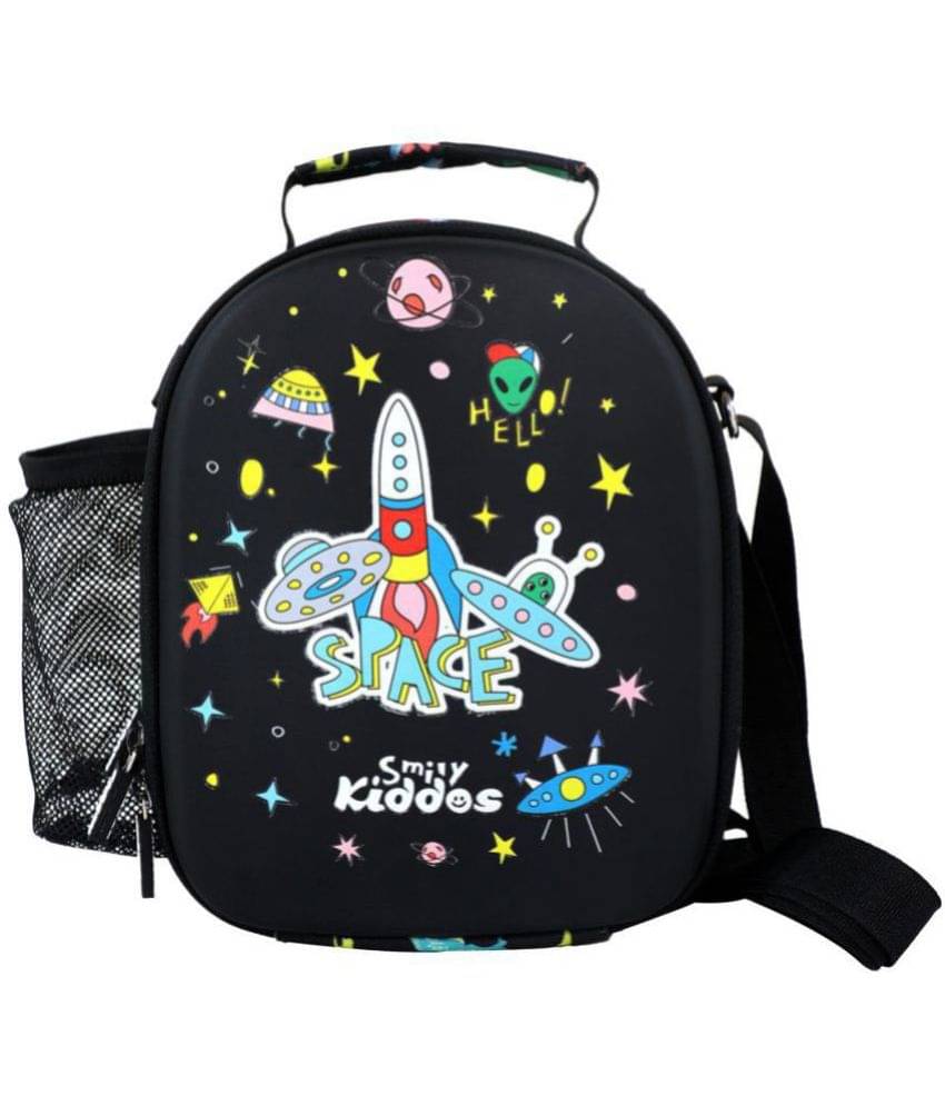     			Smily  kiddos - Black Polyester Lunch Bag Pack of 1