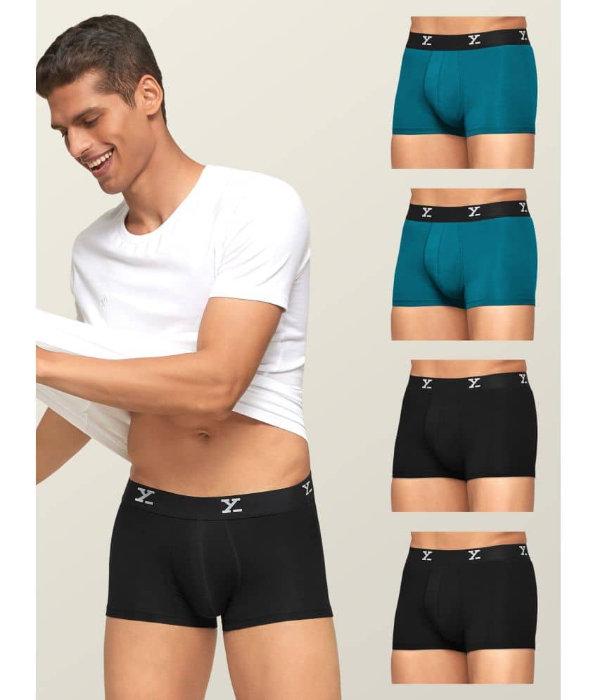 XYXX Pack of 5 Modal Trunks For Men's ( Multicolor )