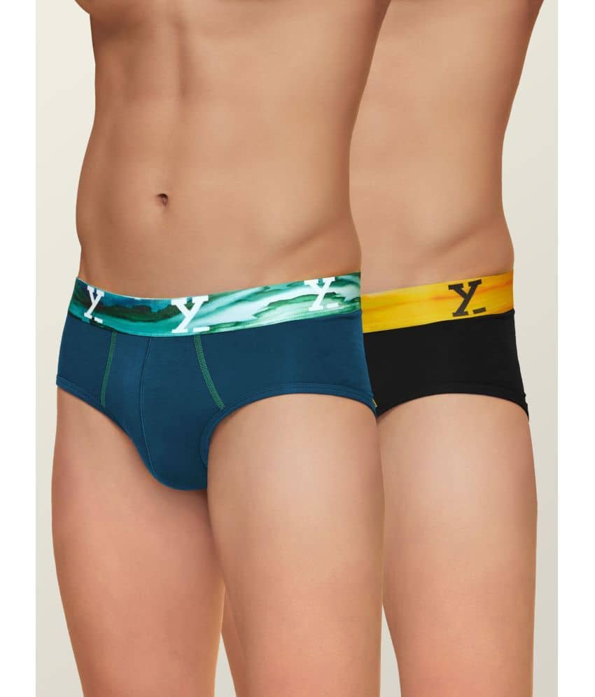 XYXX Pack of 2 Modal Briefs For Men's ( Multicolor )