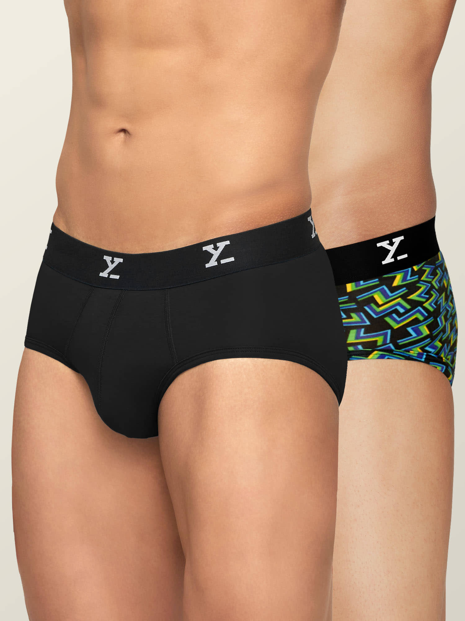 XYXX Pack of 2 Modal Briefs For Men's ( Multicolor )