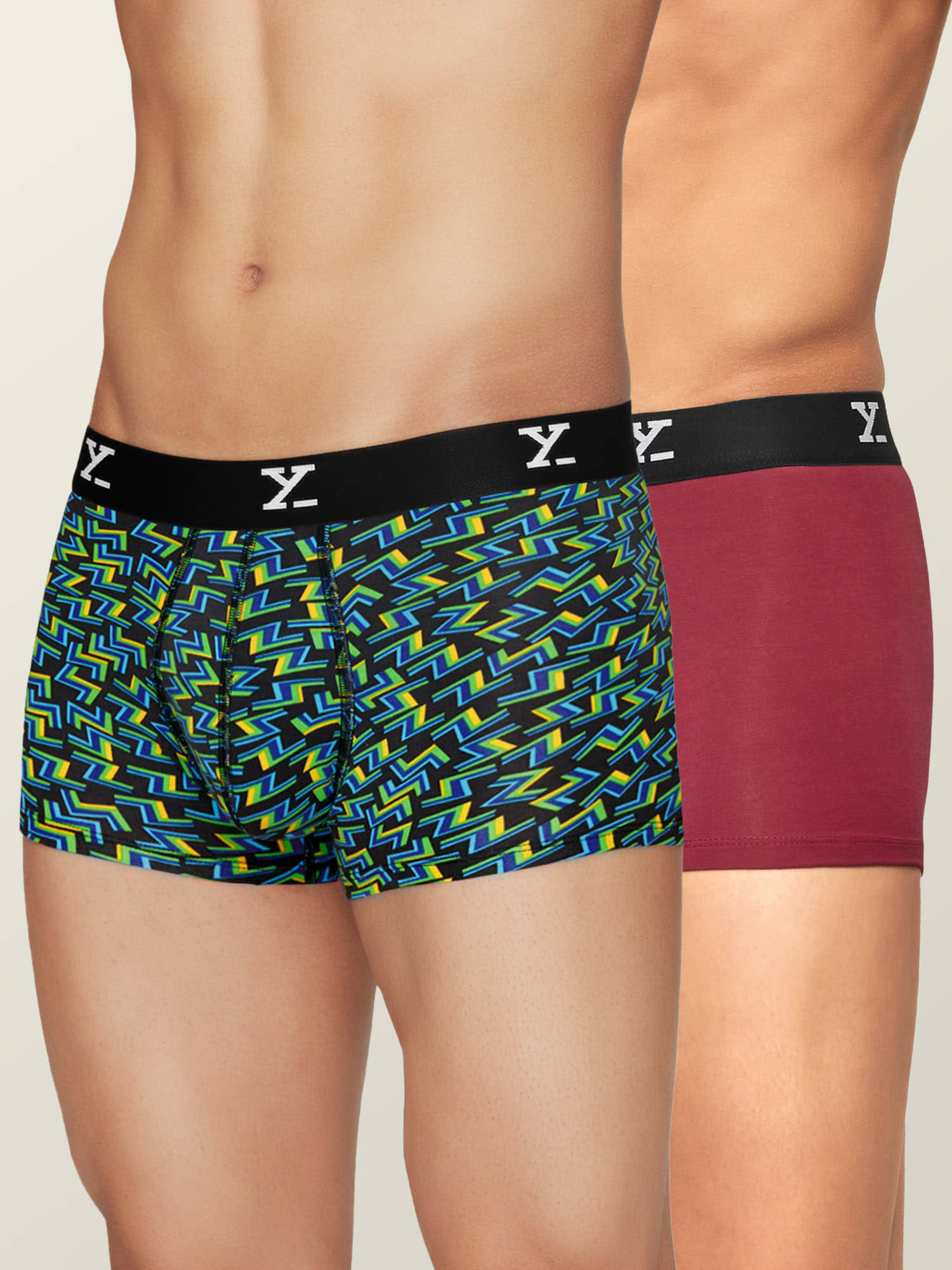 XYXX Pack of 2 Modal Trunks For Men's ( Multicolor )