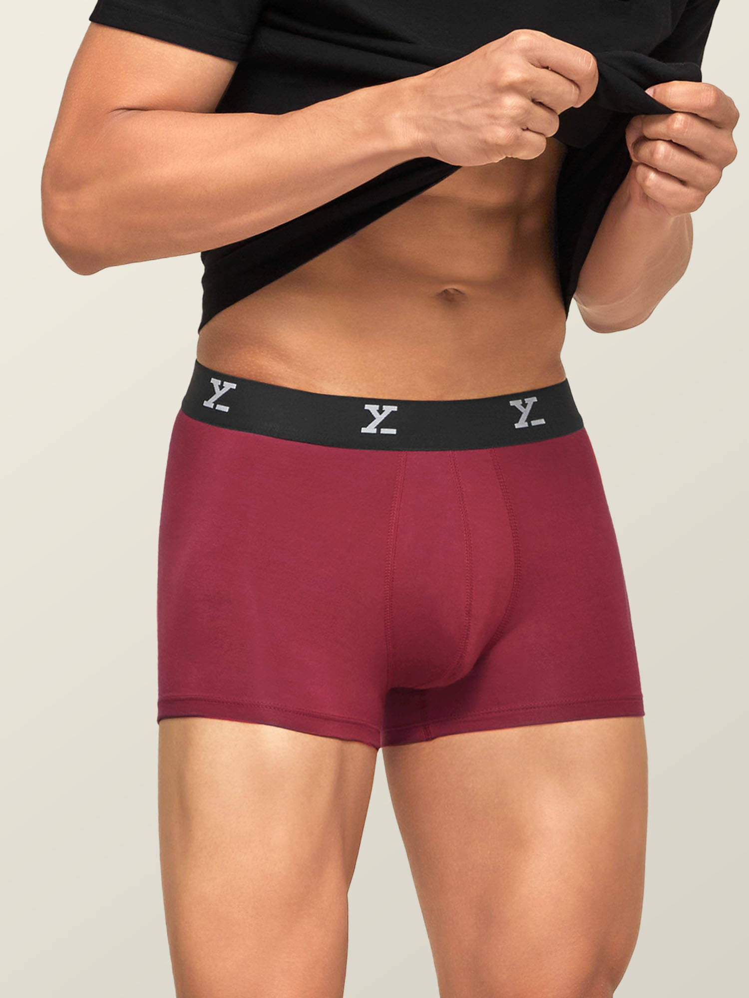 XYXX Pack of 1 Modal Trunks For Men's ( Red ) XYXX Pack of 1 Modal Trunks For Men's ( Red )