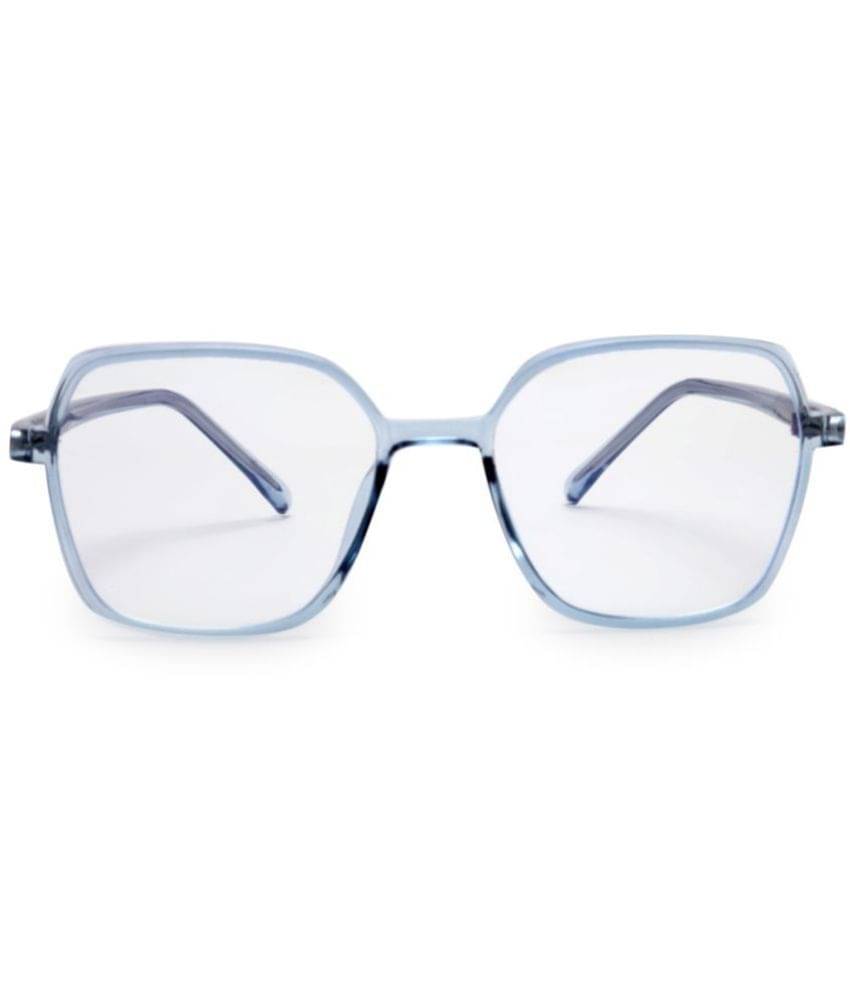     			YourSpex - Blue Square Eyeglass Frame ( Pack of 1 )