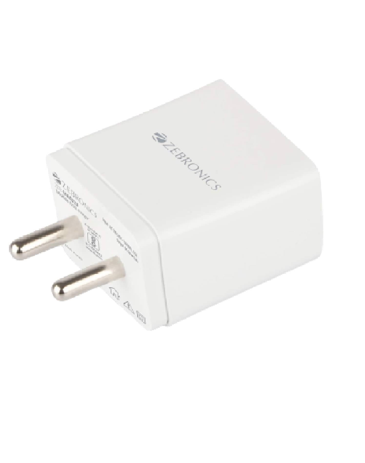Zebronics - Type C 2.4A Wall Charger