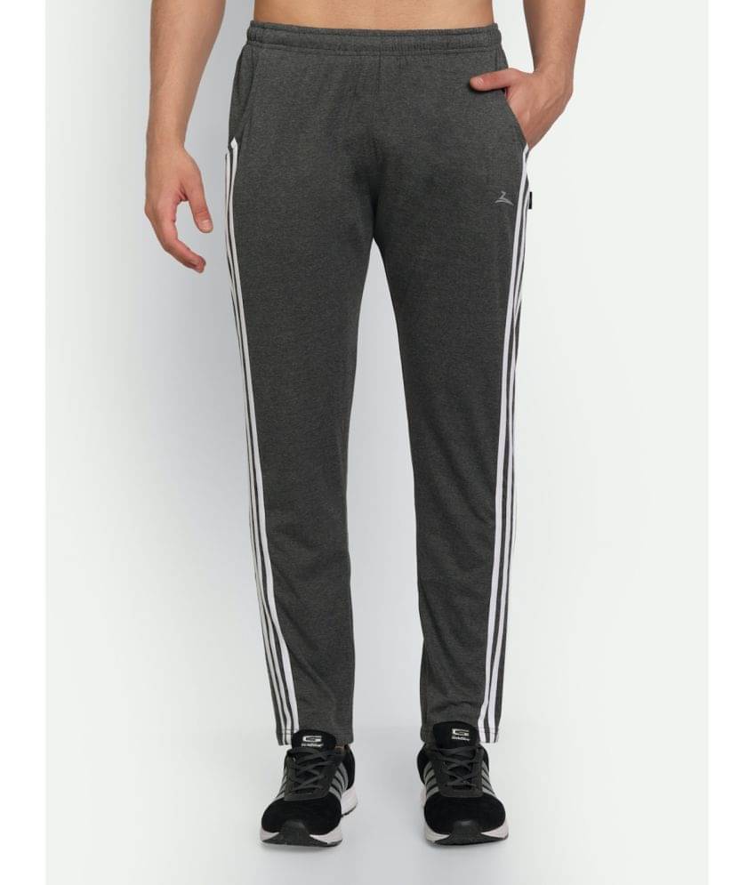 Zeffit - Charcoal Cotton Blend Men's Trackpants ( Pack of 1 ) Zeffit - Charcoal Cotton Blend Men's Trackpants ( Pack of 1 )