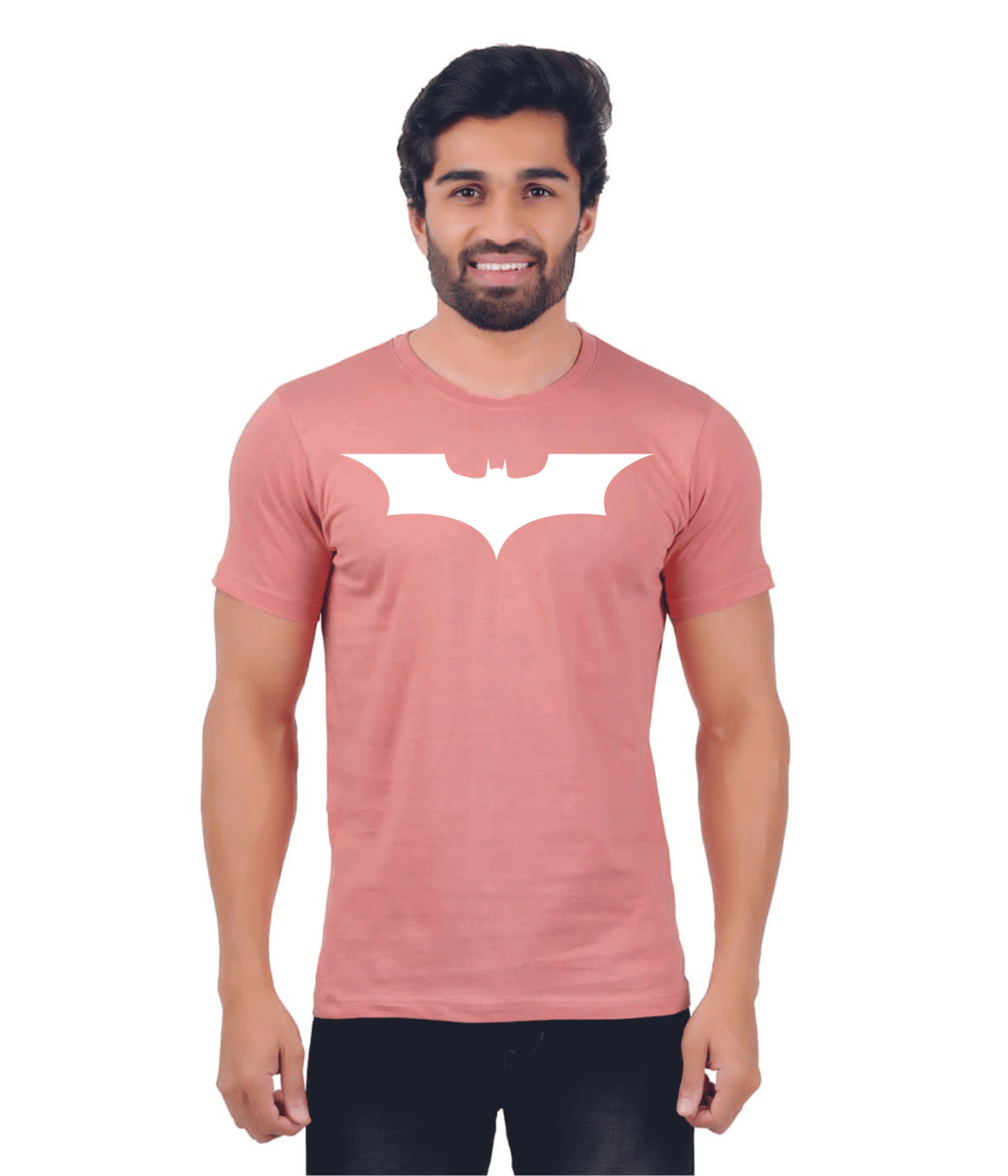 ferocious Pack of 1 Cotton Regular Fit Men's T-Shirt ( Light Pink ) ferocious Pack of 1 Cotton Regular Fit Men's T-Shirt ( Light Pink )