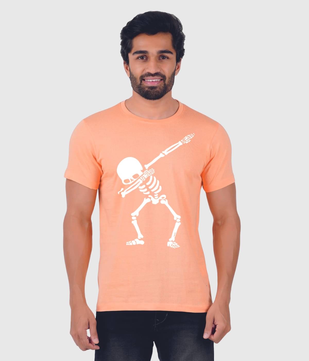     			ferocious Pack of 1 Cotton Regular Fit Men's T-Shirt ( Orange )