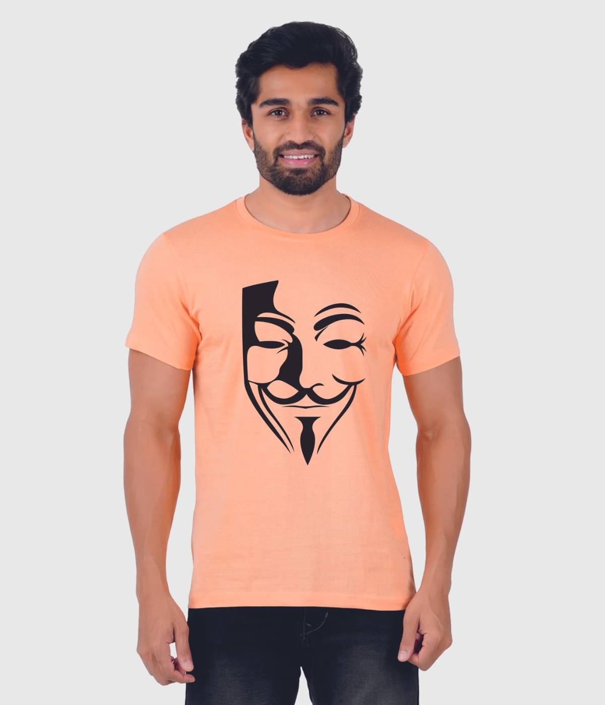 ferocious Pack of 1 Cotton Regular Fit Men's T-Shirt ( Orange ) ferocious Pack of 1 Cotton Regular Fit Men's T-Shirt ( Orange )