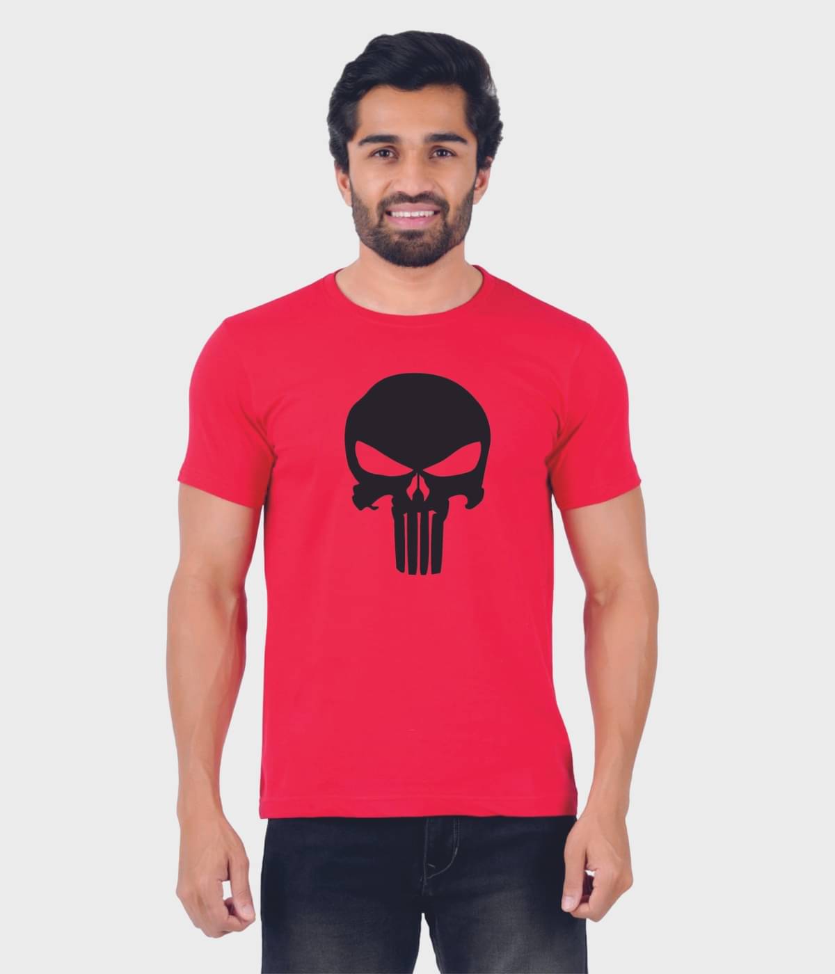 ferocious Pack of 1 Cotton Regular Fit Men's T-Shirt ( Red ) ferocious Pack of 1 Cotton Regular Fit Men's T-Shirt ( Red )