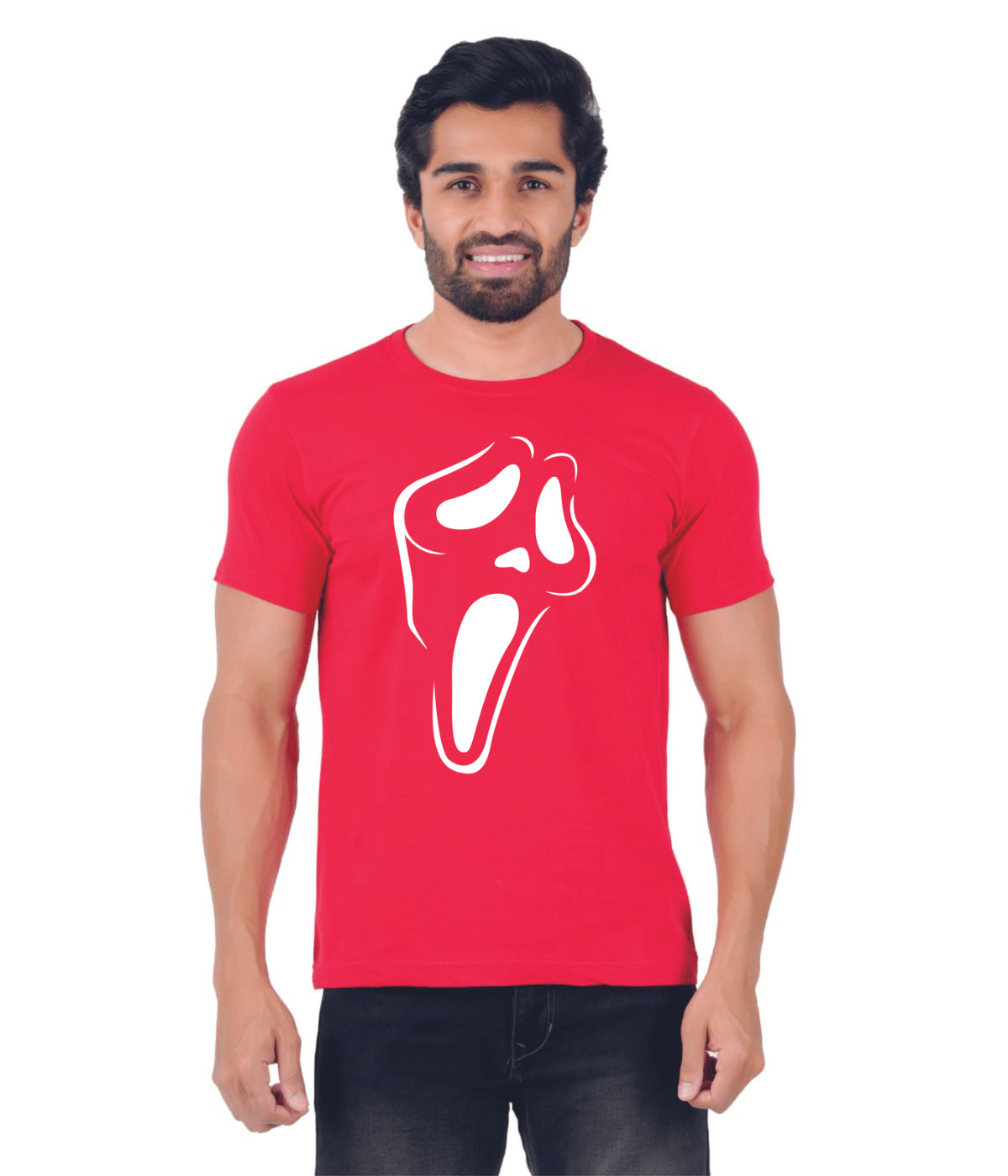     			ferocious Pack of 1 Cotton Regular Fit Men's T-Shirt ( Red )