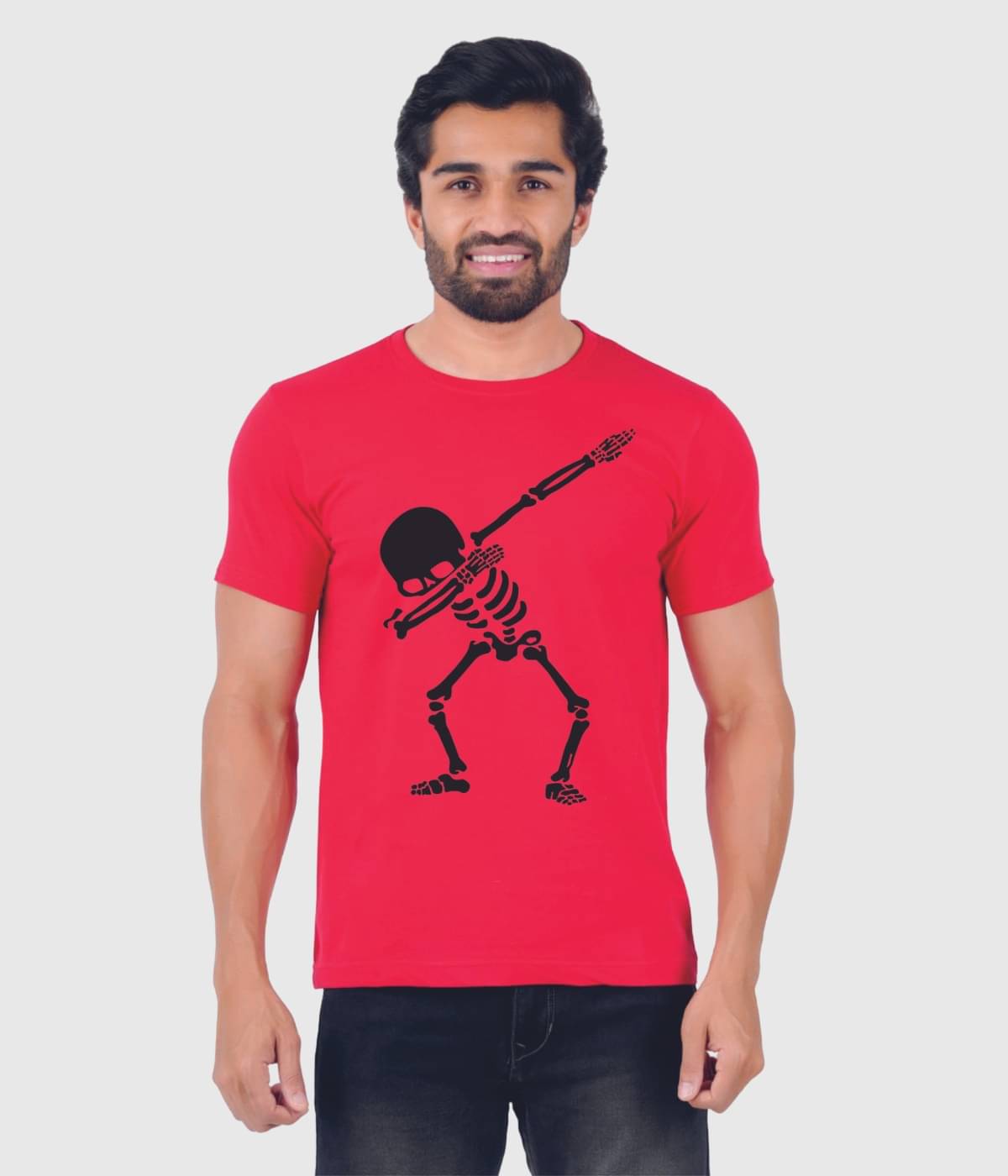 ferocious Pack of 1 Cotton Regular Fit Men's T-Shirt ( Red ) ferocious Pack of 1 Cotton Regular Fit Men's T-Shirt ( Red )