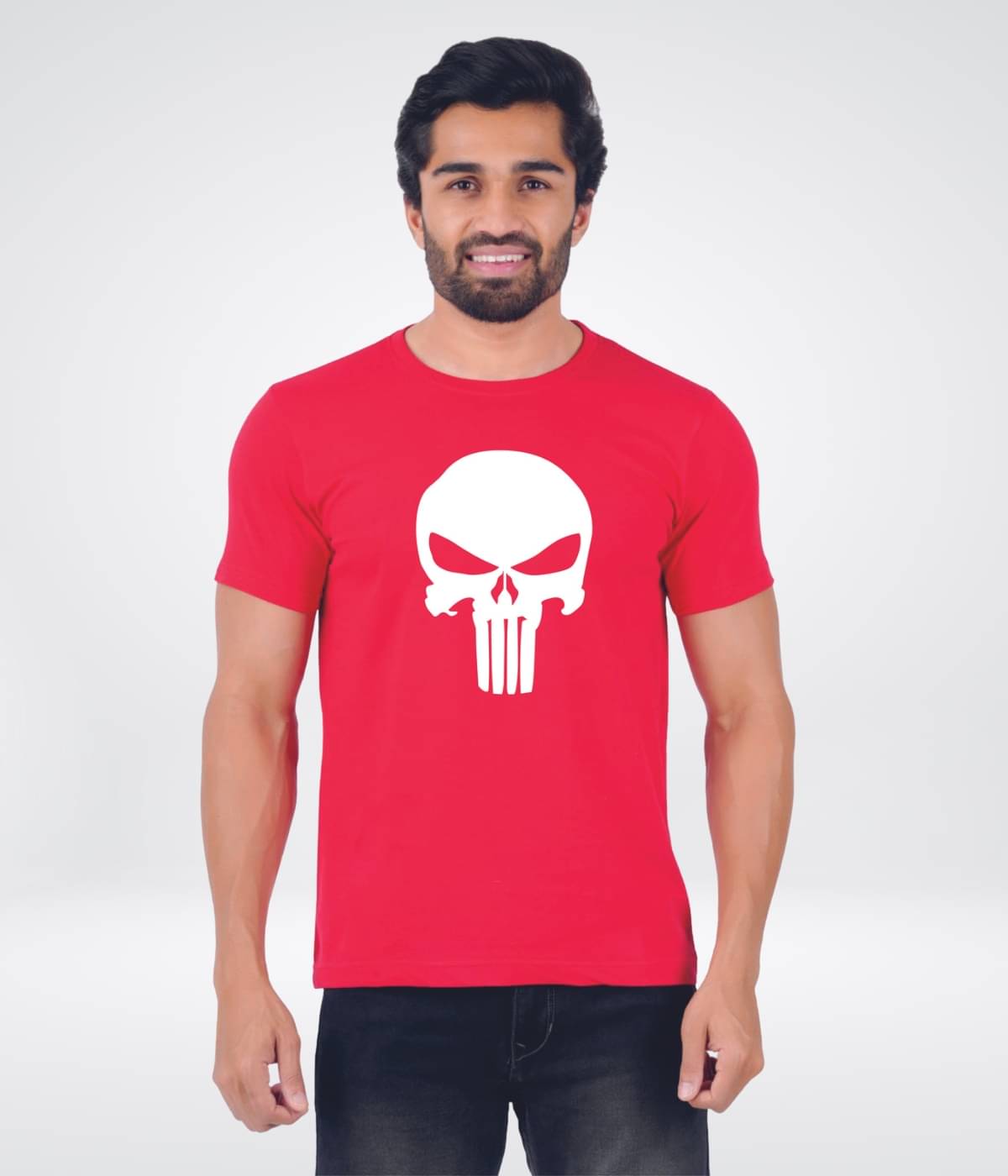 ferocious Pack of 1 Cotton Regular Fit Men's T-Shirt ( Red ) ferocious Pack of 1 Cotton Regular Fit Men's T-Shirt ( Red )