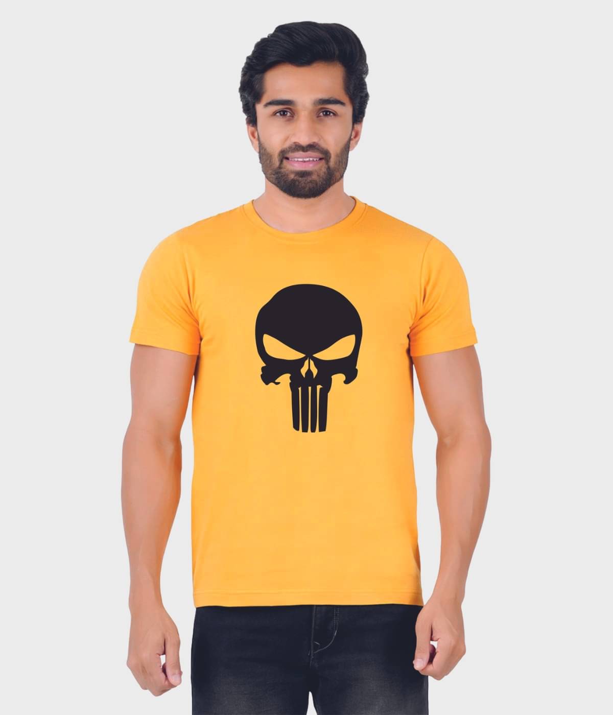     			ferocious Pack of 1 Cotton Regular Fit Men's T-Shirt ( Yellow )