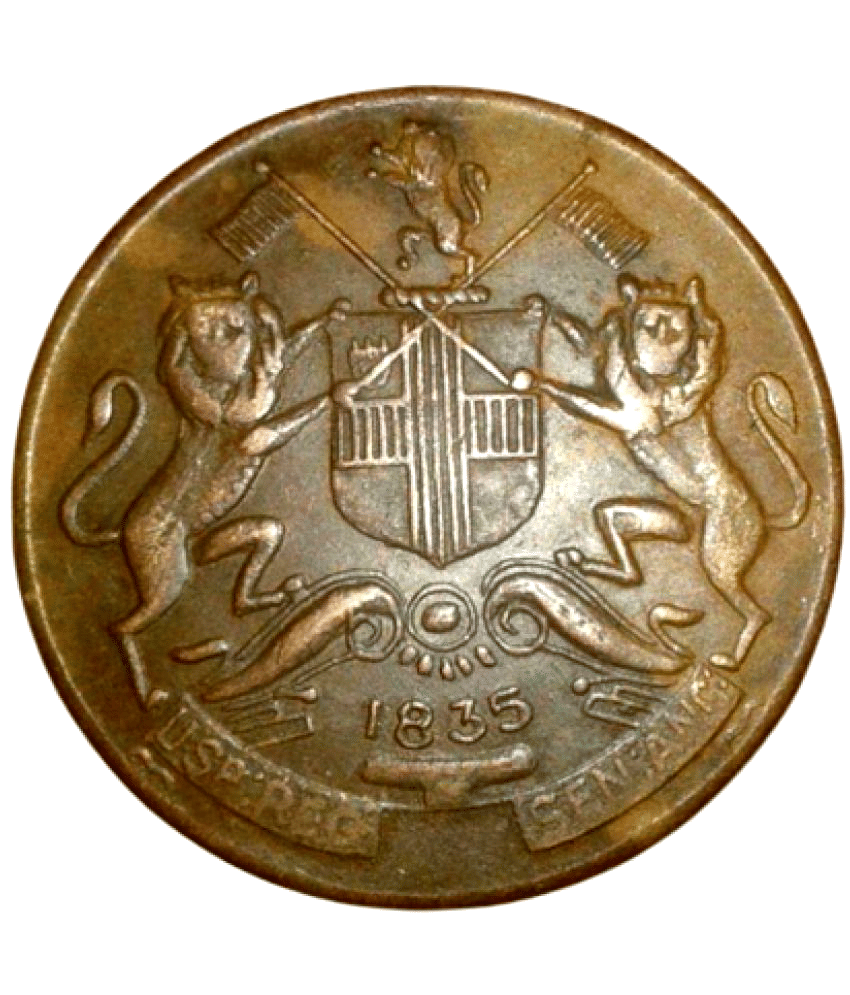 skonline - UKL 1835 E.I C ONE ANNA COPPER COIN 1 Numismatic Coins     			skonline - UKL 1835 E.I C ONE ANNA COPPER COIN 1 Numismatic Coins