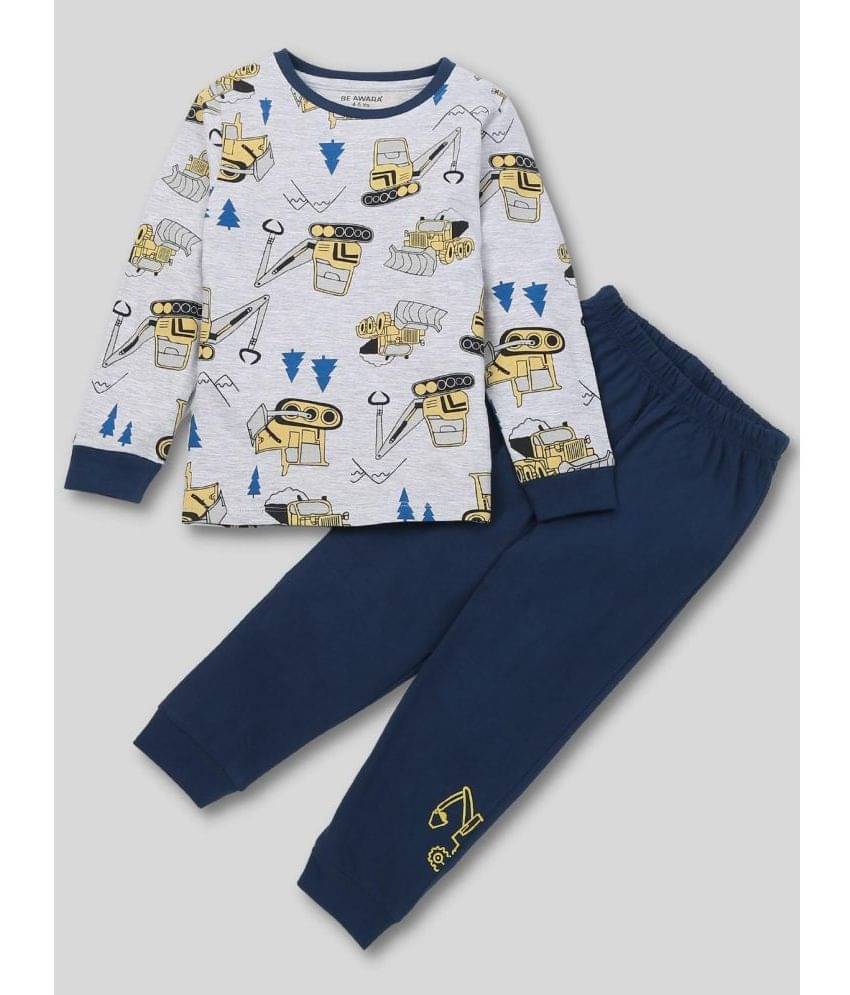     			Be Awara Pack of 1 Unisex for Baby Cotton Sweatshirt & Jogger Set ( Multicolor )