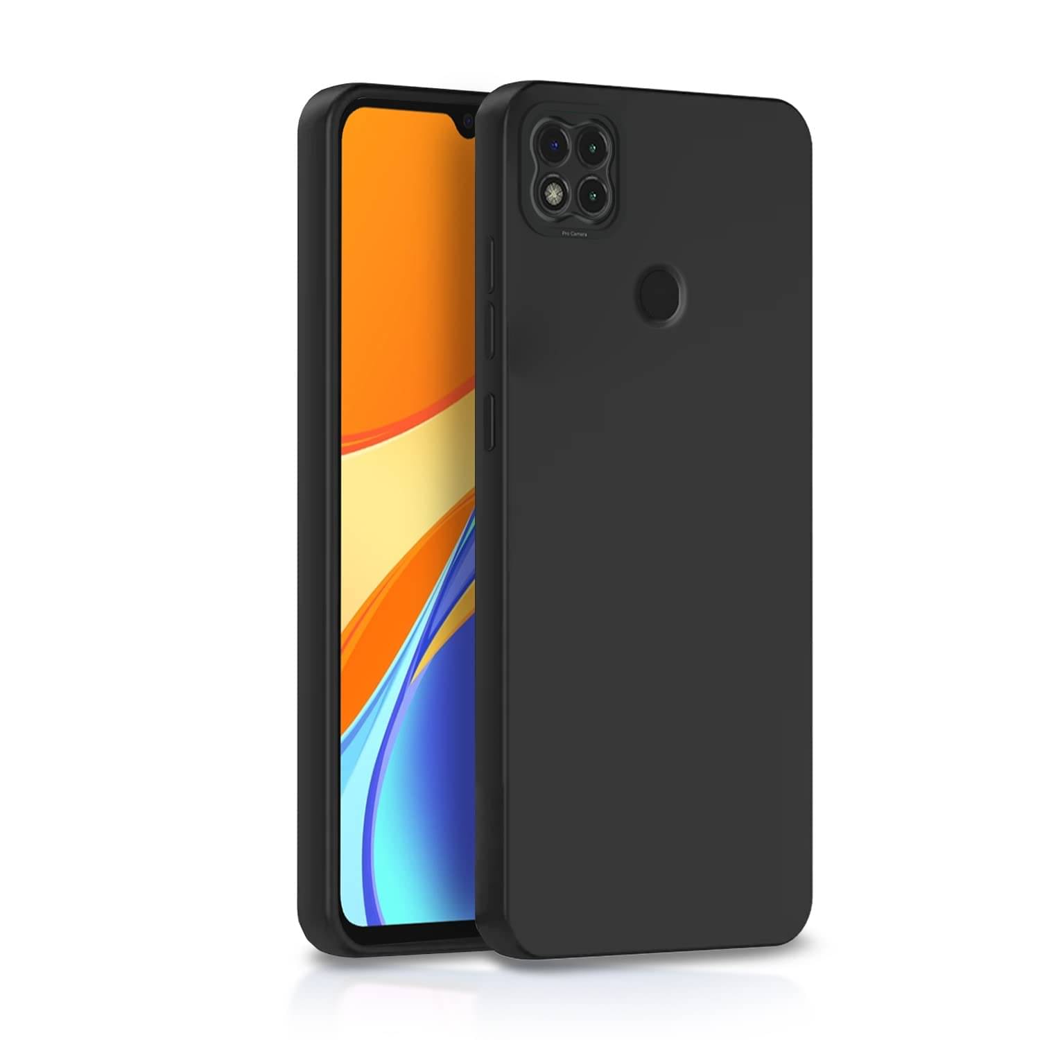 CASE VA - Black Silicon Plain Cases Compatible For Xiaomi Redmi 9C ( Pack of 1 ) CASE VA - Black Silicon Plain Cases Compatible For Xiaomi Redmi 9C ( Pack of 1 )