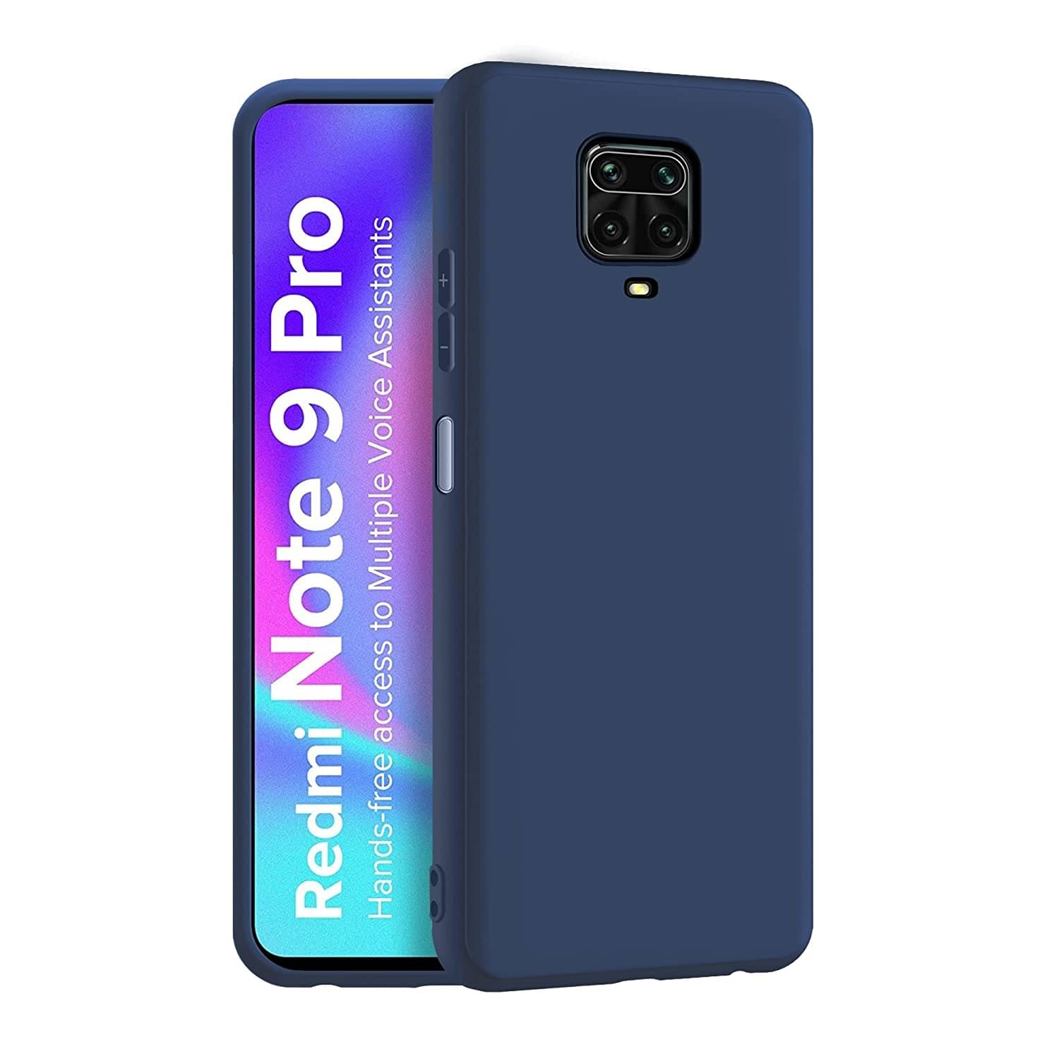 CASE VA - Blue Silicon Plain Cases Compatible For Xiaomi Poco M2 Pro ( Pack of 1 ) CASE VA - Blue Silicon Plain Cases Compatible For Xiaomi Poco M2 Pro ( Pack of 1 )
